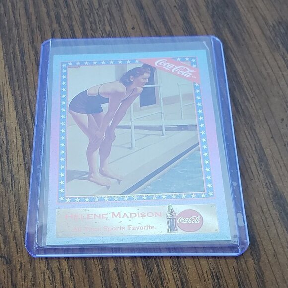 1995 Coca-Cola Series 4 All Time Sports Favorite 1947 Helene Madison SF-5 - Picture 2 of 3
